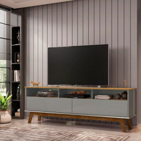 Rack Elegant 2 Portas Cinamomo Titanium 2075842 Bechara 