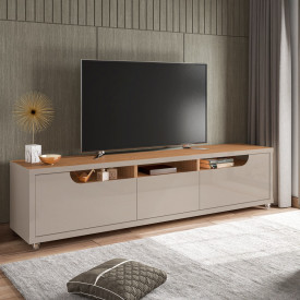 Rack Jersey 2.2 3 Gavetas Off White Noce Casa D Móveis Sala