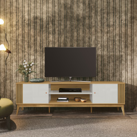 Rack Legacy 2.0 Freijó Nobre Fendi 781162  EDN Móveis