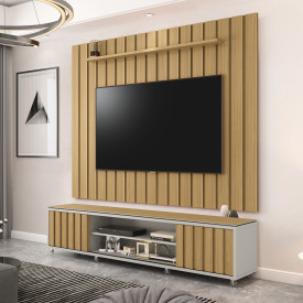 Rack  Brise 2.20 Fendi Freijo Nobre Sala EDN Moveis