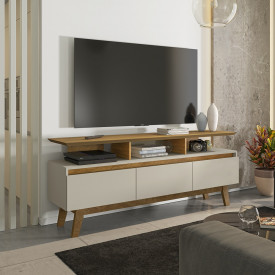 Rack Rubi 1.6 Bechara Cinamomo Off White Sala Estar FORA DE LINHA