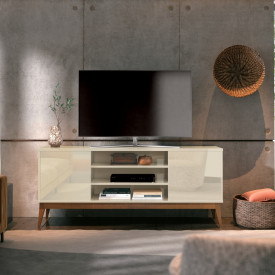 Rack Titan 3 Prateleiras Off White 741130 EDN Móveis