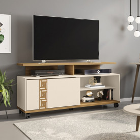 Rack Topázio Bechara Cinamomo Off White 2075453 Sala 