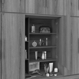 Roupeiro Eccos Capelinha Freijó 07850FJ Fabrimóveis