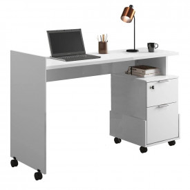 Mesa P/ Computador Office Alessa M1 Branco 903467 Lukaliam