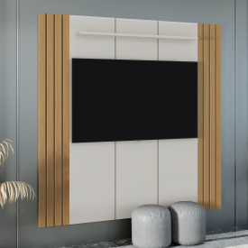 Painel Veyron 2.00 Fendi Freijo Nobre Sala EDN Moveis