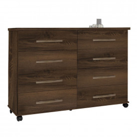 Cômoda Jade 8 Gavetas Freijó Primus Móveis Quarto