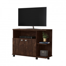 Rack Lisboa TV com Rodizio Noce 903383 Lukaliam Sala