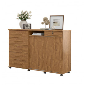 Cômoda Max 2020 Amendoa 903441 6G 02 Portas Lukaliam