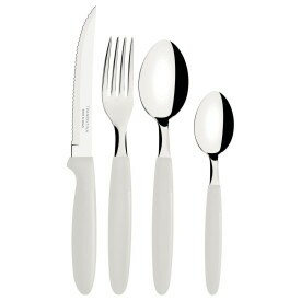 Faqueiro 24 Pçs Inox Cabo Branco Ipanema Tramontina