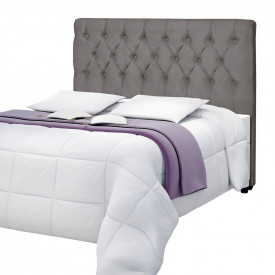 Cabeceira Solteiro Barcelona 1,00 Acompanha Frame Sued Caqui Vitamov