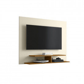 Painel Veneza Ej Móveis Off White Freijó 19355 Para TV 50"
