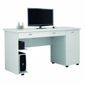 Escrivaninha Ariel 1 Gaveta Branco Primus Móveis 