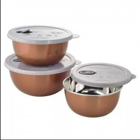 JOGO DE POTES P/MICROONDAS 3 PCS BRONZE AN852BZ MIMO