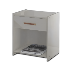 Mesa de Cabeceira Off White Madeira Bali Tebarrot Ofertamo