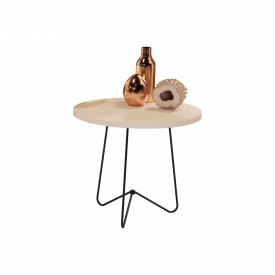 Mesa de Centro Luxo 8005 Pérola Pé de FerroJ B Bechara FORA DE LINHA