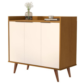 Buffet 4112 Pés De Madeira Palito Nature Off White JB Bechara