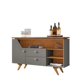 Aparador Buffet Lyon Titanium Nature 2076247 Bechara