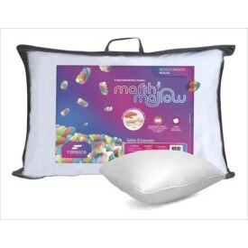Travesseiro Nasa Alto Macio Marshmallow Fibrasca  Branco