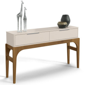 Aparador Amalfi Pé Madeira Off W Mad Canela 903437 Lukaliam