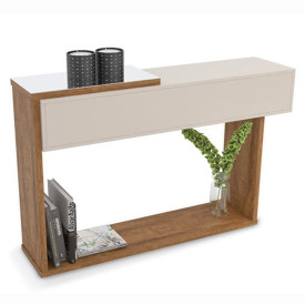 Aparador Milão Off White Amendoa 903075 Sala Estar Lukaliam