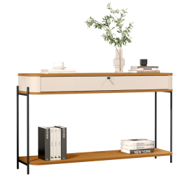 Aparador Curvo Tucupí 1G Off White Nature Preto JB Bechara 32688