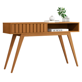 Aparador Ripado Açaí com 1 Gaveta Nature JB Bechara 32783