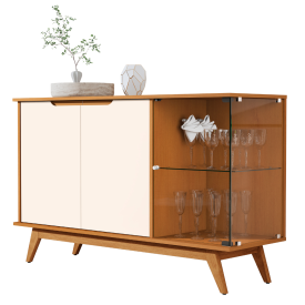 Buffet Aparador Tucumã Sala Nature Off White JB Bechara 32694
