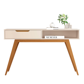 Aparador Buffet Tucuma Pés Madeira Off White JB Bechara 32695