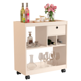 Aparador Bar 4000 Design Moderno Rodizio Off White JBBechara 32829