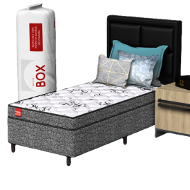 Colchão Solteiro in Box a Vácuo D28 14cmX1,88mX88cm CP2 Pro Durmir