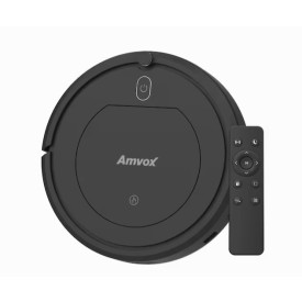 ASPIRADOR RECARREGAVEL ROBO ASP 018 BLACK AMVOX BATERIA
