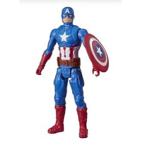 AVENGERS FIGURA 12 TITAN HERO BLAST GEAR CAPITAO AMERICA E7877