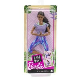 BARBIE FEITA PARA MEXER MORENA ROUPA ROXA GXF06
