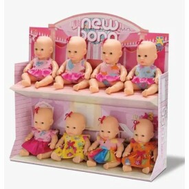 BONECA DIVER NEW BORN MINI DISPLAY SORTIDOS 8236 DIVERTOYS (UNITÁRIO)