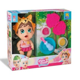 BONECA LITTLE DOLLS BICHINHOS COME E FAZ CAQUINHA 8187 DIVERTOYS