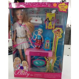 Boneca com Acessorios Medica N514 N-514