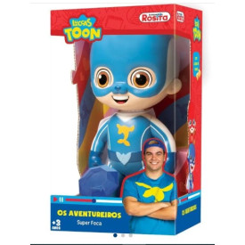BONECO AVENTUREIROS LUCCAS NETO SUPER FOCA COM PEDRA DO PODER