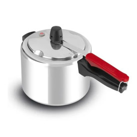 Panela De Pressão Clock Eco Polida 4,5L Prata