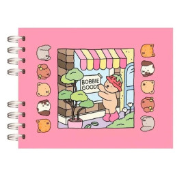 Caderno de Colorir Boobie Goods Rosa 90 Desenhos A9