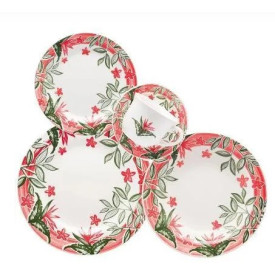 CONJUNTO DE JANTAR/CHA 20PCS - MAIL ORDER - JARDIM TROPICAL - AMB2-5276