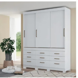 Guarda Roupa Click 3.9 Branco Santos Andirá