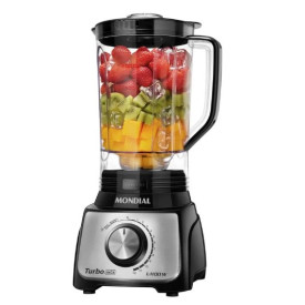 Liquidificador Mondial Turbo Inox 3L L-1100-BI 127V 60Hz