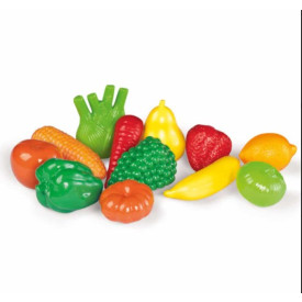Kit Frutas E Verduras 12 Peças 0209 Tateti