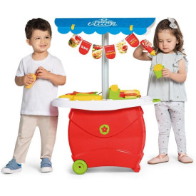 Carrinho de Food Truck Hamburgueria Brinquedo 0353 Tateti