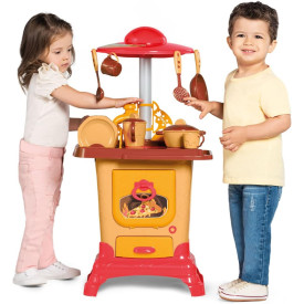 Cozinha Infantil Do Sítio Completa Fogão A Lenha Tateti 1306