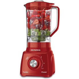 LIQUIDIFICADOR L-99 FR VERMELHO 127V 60Hz COM FILTRO MONDIAL