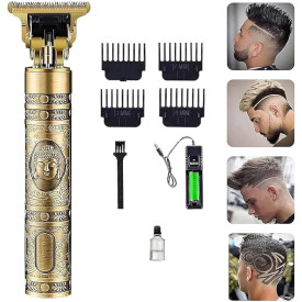 Maquina Cortar Cabelo Trimmer Visor Bateria DS-13590 LFJ-8013