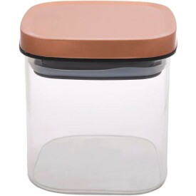 Pote Hermético de Vidro Borossilicato com Tampa de Inox Bronze 650ml VD22151BZ Mimo