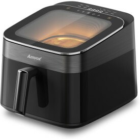 FRITADEIRA AIR FRYER AMVOX ARF 1465 TURBO 1700W BLACK 110V